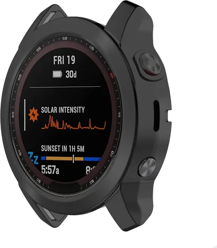 Miniatura 4 de Funda compatible con Garmin Fenix 7S, protector de pantalla, cubierta protectora de TPU suave, marco protector para Garmin Fenix 7S/7S Solar/7S 3
