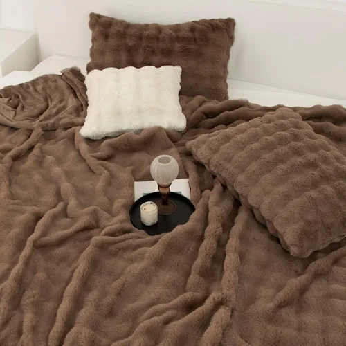 Miniatura 50 de Manta térmica eléctrica de franela Sherpa de 50 x 60 pulgadas - Manta eléctrica suave con 5 niveles de calefacción y 4 horas de apagado automático