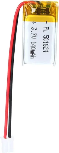 Miniatura 22 de Batería recargable Lipo de polímero de litio de 3.7V 3000mAh 605080 con conector PH2.0.000 in JST para altavoz y dispositivo inalámbrico