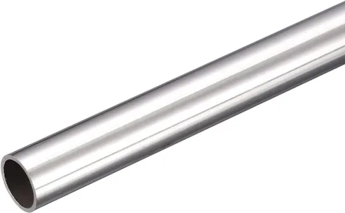 Tubo de acero inoxidable 304 de uxcell, diámetro exterior de 16 mm x 1 mm de espesor de pared, longitud de 250 mm de tubería metálica para