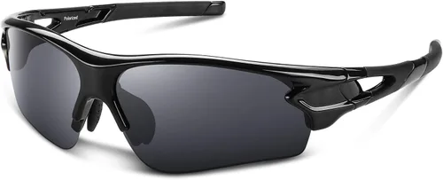 Miniatura 9 de BEACOOL Polarized Sports Sunglasses for Men Women Youth Baseball Fishing Cycling Running Golf Motorcycle Tac Glasses UV400 Negro rojo