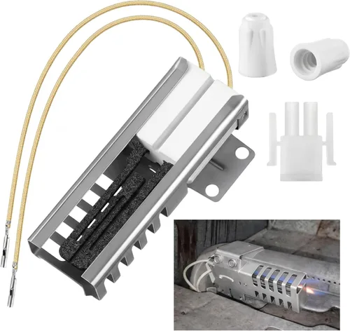 Dreyoo Paquete de 1 encendedor de horno de gas compatible con horno de cocina de gas DG94-00520A, enchufe de conector de encendido de hornos planos