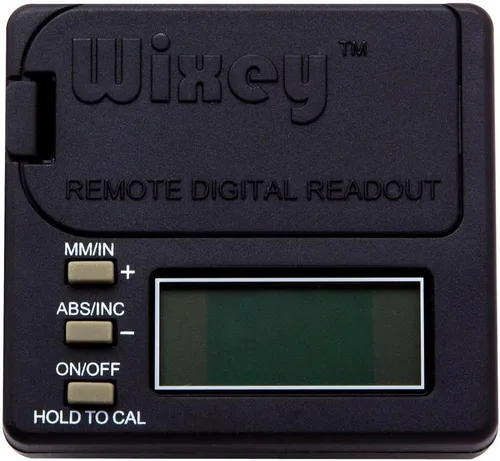 Miniatura 2 de Wixey Lectura digital para pantalla con fracciones, pinzas de medición duraderas y fáciles de instalar para lecturas exactas de profundidad, pinzas