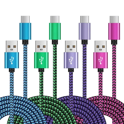 Cable de carga para Samsung S26+ S26, cable de 6 pies para Samsung Galaxy S26 Plus Ultra S25+ S25 FE S24+ S24 S23+ S23 S22 S21 S20 S10 S10e, cable