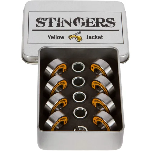 Miniatura 13 de Yellow Jacket - Rodamientos premium para patineta y longboard, profesionales, 608, ABEC 9, naranja tropical (paquete de 8)