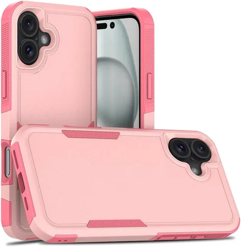 Miniatura 29 de Funda WOGROO para iPhone 8 Plus, iPhone 7 Plus de 5.5 pulgadas, funda protectora para teléfono a prueba de golpes, fuerte y duradera, color negro