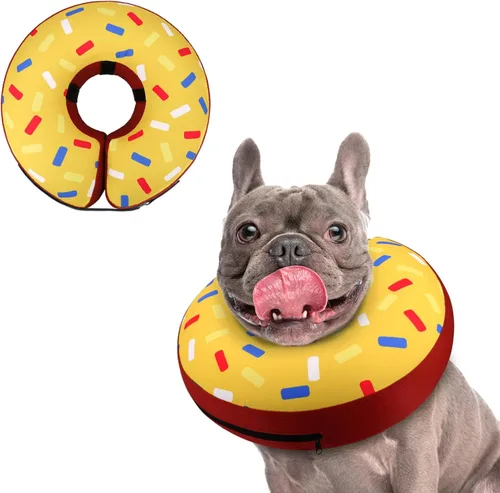 Miniatura 39 de Supet Cono Inflable para Perro para Perros Grandes, Medianos y Pequeños, Collar de Cono Suave para Perros y Gatos, Collar EC para Cuello de Perro