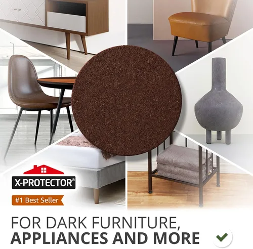 Miniatura 2 de Almohadillas de fieltro X-PROTECTOR para muebles, 235 piezas de alta calidad, los mejores protectores de piso de madera para proteger tu suelo