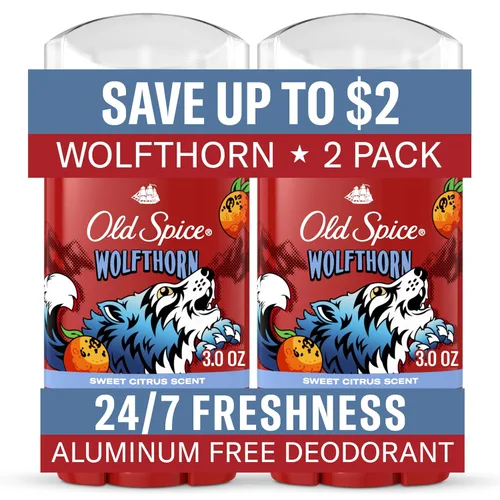 Miniatura 10 de Old Spice Desodorante sin aluminio para hombres, protección contra olores 24/7, frescura 24/7 y aroma duradero, se pone claro, Bearglove con aroma