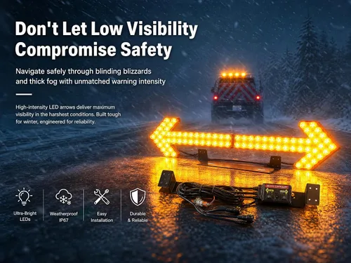 Miniatura 7 de CFLMYYXGS12V-24V Luz de señal de flecha LED impermeable ámbar con carcasa transparente para vehículos de construcción, barredoras, carros de agua