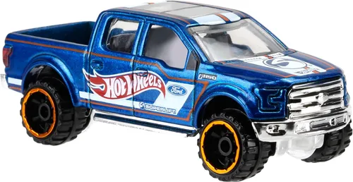 Miniatura 2 de Hot Wheels 2016 HW Hot Trucks '15 Ford F-150 141/250, Azul