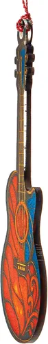 Miniatura 4 de Adornos de Navidad Graciosos de Música - Adorno de Guitarra - Regalos Temáticos de Guitarra - Amante de la Música - Rockeando - Adorno de Navidad