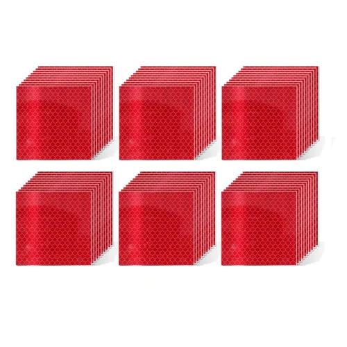 Miniatura 78 de Cinta reflectante blanca de 4 pulgadas, adhesivo de seguridad de advertencia impermeable para exteriores (10 pies)