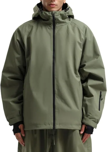 Miniatura 11 de GSOU SNOW Mens Ski Jacket Baggy Snowboard Jacket Womens Insulated Snow Jacket Waterproof Windproof Loose Ski Coat for Skiing