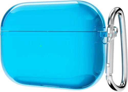 Svanove Funda para Airpods 3 de plástico duro transparente, simple y transparente, linda funda para Airpods de 3ª generación con llavero, accesorios