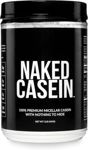 Caseína desnuda – 100% proteína de caseína micelar de las granjas estadounidenses, a granel, sin OMG, sin gluten, sin soja, sin conservantes,