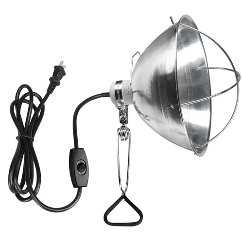 Miniatura 10 de Simple Deluxe Enchufe de luz de abrazadera con reflector de aluminio de 5.5 pulgadas, apto para lámpara de máximo 60 vatios (sin bombilla incluida)