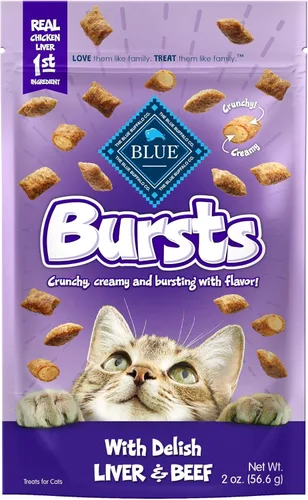 Miniatura 13 de Blue Buffalo - Premios crujientes Bursts para gatos, de pollo, bolsa de 141 g