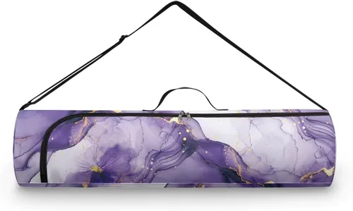 Miniatura 15 de Bolsa para esterilla de yoga para mujeres y hombres, con cremallera completa, bolsa de transporte para esterilla de yoga para clase de entrenamiento