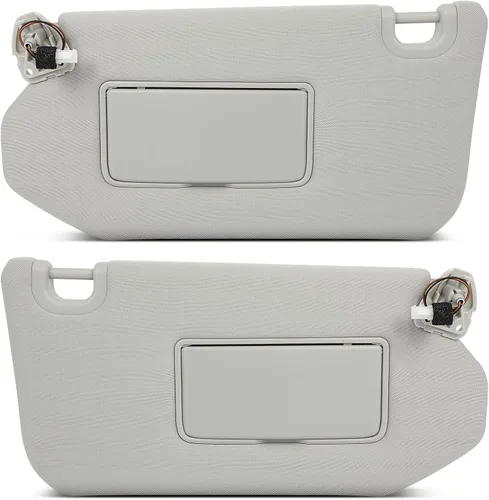 SCITOO Conjunto de visera solar lateral izquierdo y derecho para 2013-2018 para Nissan Pathfinder 2014-2017 para Infiniti QX60 2013 para Infiniti