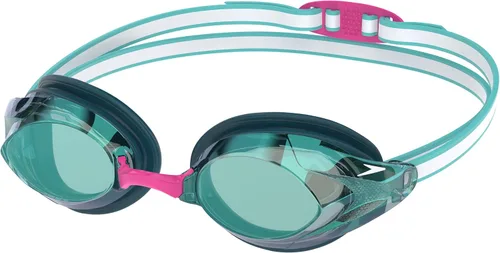 Miniatura 26 de Speedo Gafas de natación para mujer Vanquisher 3.0 con espejo Antiempaña, protección UV, lente ocular 360, ajuste para carreras de mujer