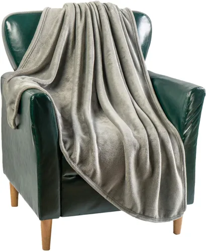 Miniatura 11 de Manta de franela de forro polar, tamaño King, color morado, para todas las estaciones, ligera, acogedora, súper suave, de lujo para sofá o cama
