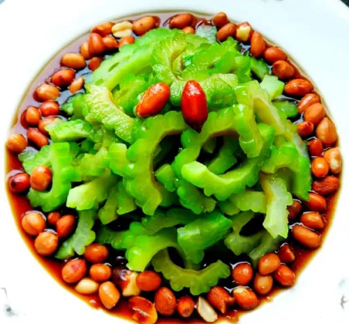 Miniatura 5 de Semillas de calabaza amarga larga de piel verde, semillas de melón amargo, semillas de vegetales asiáticos, 15 Uds