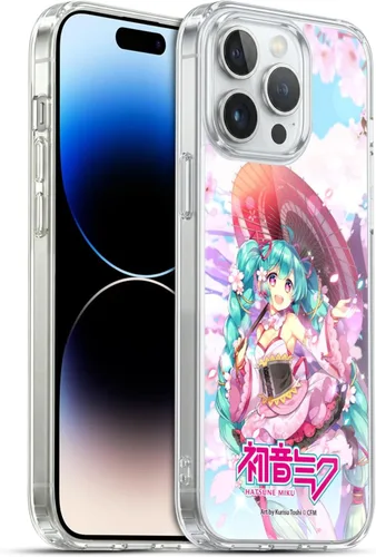 Miniatura 43 de Head Case Designs Licencia Oficial Hatsune Miku Gráficos Lindos Carcasa de Gel [Protección de Grado Militar] Compatible con Apple iPhone 7