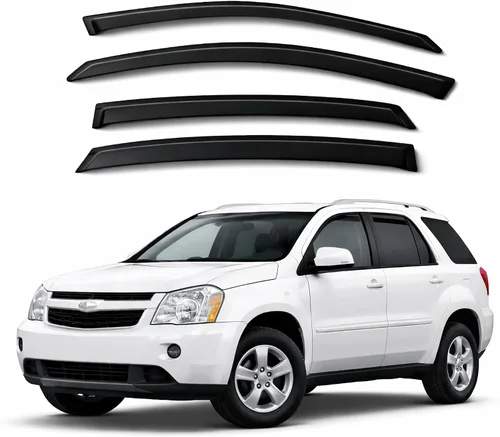 Protección de Lluvia para Ventana de Coche, Montaje Externo Compatible con Chevrolet Equinox 2005-2009 | Adhesivo | Protectores de Lluvia para