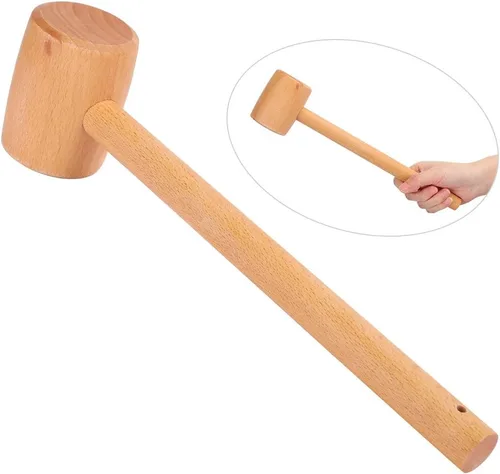 Miniatura 8 de Mazo plano, mazo de madera, para tallado de madera para carpintería