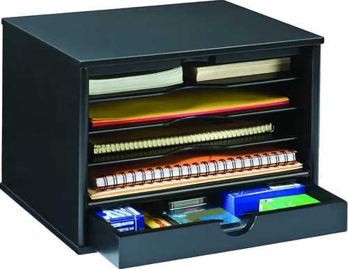 Miniatura 3 de Simply Put 4720-5 - Organizador de escritorio con 4 estantes, color negro