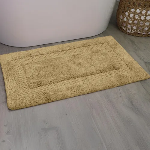 Miniatura 86 de Home Weavers Classy - Juego de alfombras de baño 100 % algodón, decoración de baño, lavable, extrasuave y absorbente, tapete de cocina, juego de Aqua
