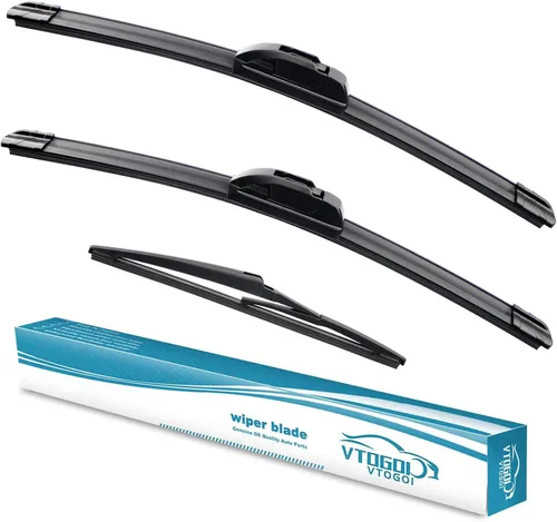 VTOGOI Escobillas Limpiaparabrisas con Escobillas Limpiaparabrisas Traseras Juego Para Jeep Grand Cherokee 2011-2021 Repuesto Automotriz de