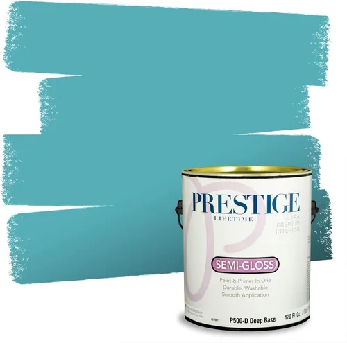 Miniatura 122 de PRESTIGE Pintura interior e imprimación en uno, salpicaduras acuosas, cáscara de huevo, 1 galón