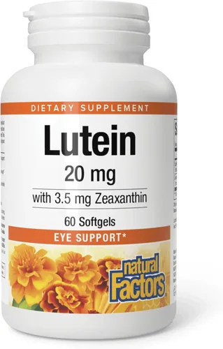 Miniatura 10 de Natural Factors - Luteína 20 mg, antioxidante natural para apoyar la salud ocular, 30 geles blandos