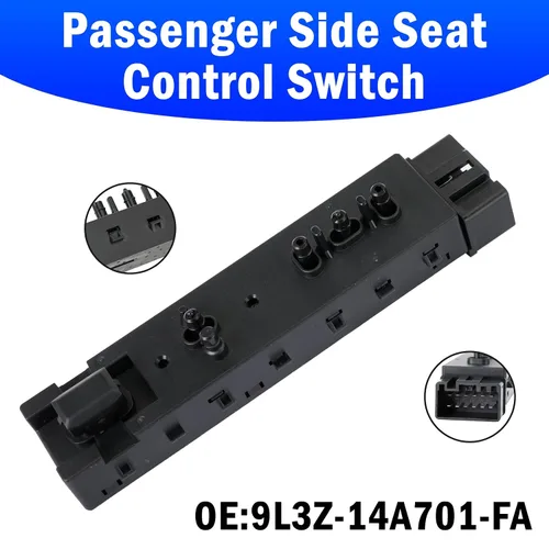 Miniatura 3 de Interruptor de control del asiento del lado del pasajero para Ford Edge 2011-2015, F-150 2009-2017, F-250/F-350/F-450/F-550 Super Duty 2011-2017