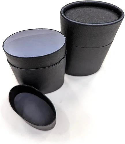 Miniatura 5 de Recipientes de desodorante de cartón vacíos de 2.65 oz (2.5 onzas) - Forma ovalada - Estilo push-up (paquete de 6, negro)