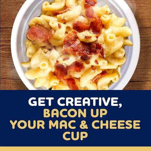 Miniatura 9 de Kraft Deluxe White Cheddar - Tazas de macarrones y queso fáciles de microondas (paquete de 4 unidades, tazas de 2.39 onzas)