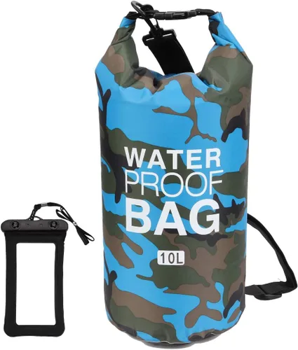 Miniatura 9 de Bolsa seca impermeable de 2L/5L/10L/15L/20L/30L, saco enrollable que mantiene el equipo seco para kayak, rafting, navegación, natación, campamento