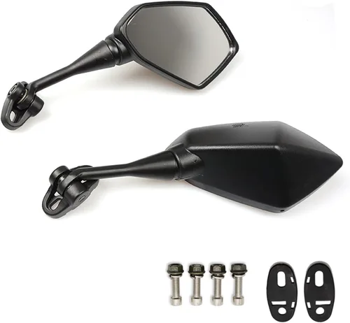 Miniatura 9 de Mamiko Retrovisores de motocicleta compatibles con Kawasaki Ninja 400/2011-2018 Ninja 250 ZX 6R 636 650 300R EX300 ABS repuesto Kawasaki 1