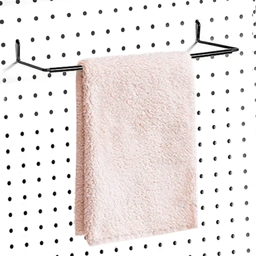 Miniatura 6 de AccEncyc Paquete de 2 soportes para toallas de tablero de clavijas para toallas de papel, toallas de cocina, calcomanías, cintas, gran organizador