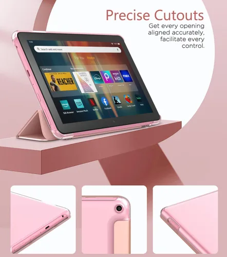 Miniatura 4 de MoKo Funda para tablet Amazon Kindle Fire HD 8 y 8 Plus (12ª generación/10ª generación, versión 2024/2022/2020) de 8 pulgadas, cubierta de soporte