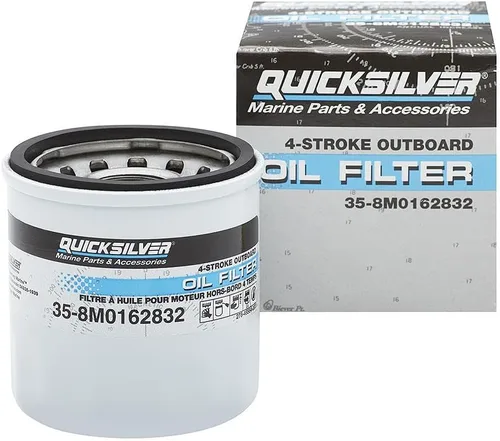 Miniatura 7 de Quicksilver 8M0162830 Filtro de aceite para fuerabordas seleccionadas Mercury y Mariner de 4 tiempos 25-115hp