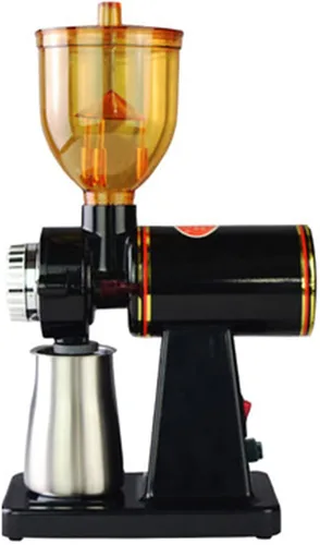 Miniatura 6 de Molinillo eléctrico de grano de café de 180 W con embudo de capacidad de 8.82 oz, molinillo de café y especias, molinillo automático de fresas
