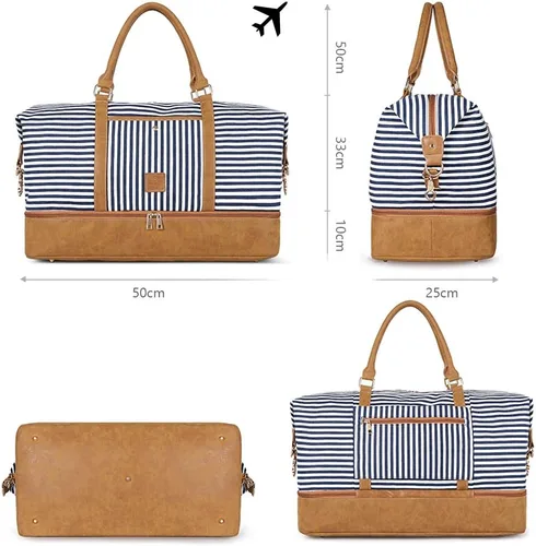 Miniatura 4 de Plambag - Bolsa de lona grande para el fin de semana impermeable tamaño grande PB0167DB