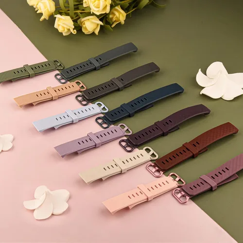 Miniatura 7 de Paquete de 3 correas deportivas compatibles con Fitbit Charge 4, correas de repuesto ajustables de silicona suave para Fitbit Charge 4/Fitbit Charge
