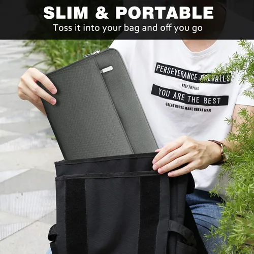 Miniatura 8 de MoKo Funda tipo sobre para tablet de 11 pulgadas, estuche de transporte compatible con iPad Air 5 de 10.9 pulgadas 2022, iPad Pro 11 M2 2022-2018