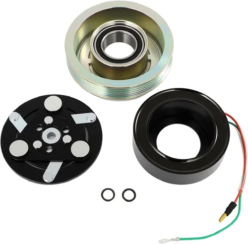 Miniatura 11 de CCIYU Embrague del compresor de CA para el coche 2001 2002 2003 2004 2005-2006 para Hyundai Santa Fe 2.7L Aire acondicionado compresor embrague