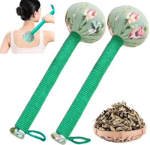 Miniatura 10 de Mugwort - Martillo de masaje para espalda, masajeador de alivio del dolor para cuello, espalda, hombros y cuerpo, herramienta de terapia de Azul