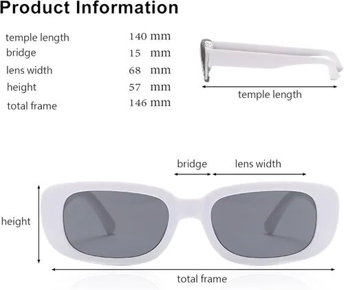 Miniatura 11 de Lxnoap Gafas de sol de marco grueso ovaladas retro atrevidas, gafas de sol ovaladas retro de Y2k, gafas de sol ovaladas ovaladas retro Mod Kurt